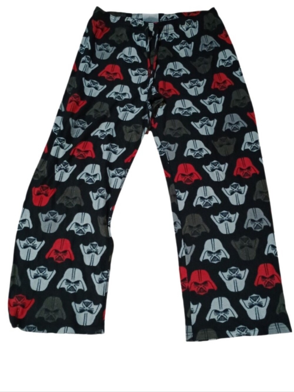 Star Wars Men's Black Sweatpants with Red & Gray Helmet Print